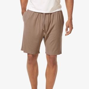 TOMMY JOHN tan zen ribbed short